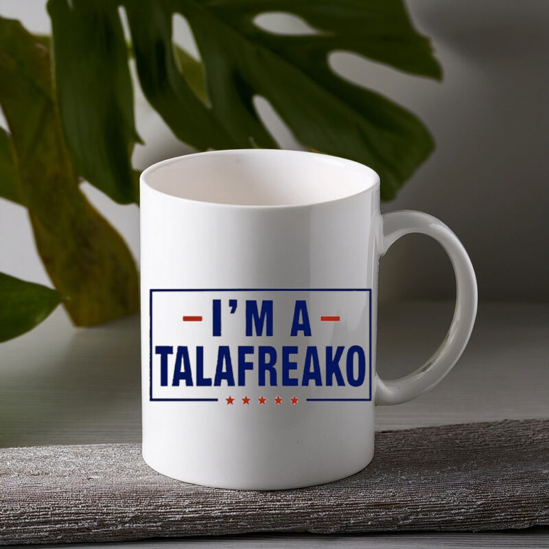Patriotic Star Cup I’m A Talafreako Mug Vintage Inspired Supporter Ceramic Coffee Mug