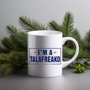 Patriotic Star Cup I’m A Talafreako Mug Vintage Inspired Supporter Ceramic Coffee Mug