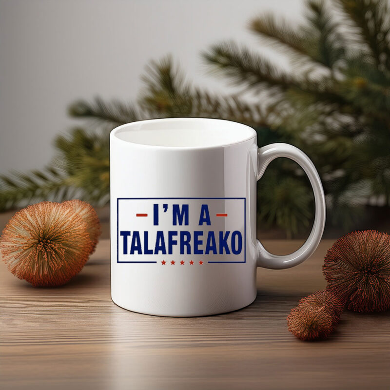 Patriotic Star Cup I’m A Talafreako Mug Vintage Inspired Supporter Ceramic Coffee Mug