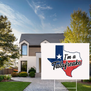 Retro Distressed Texas Flag Sign – Vintage Lone Star State Decor Talafreako Yard Sign