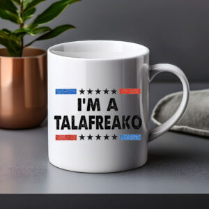 Retro Election Campaign Mug Vintage Star Striped Voter Cup I’m A Talafreako Mug