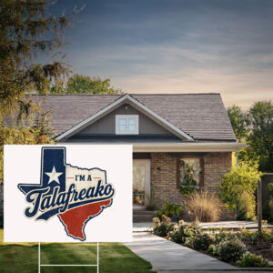 Retro Texas Flag Lawn Decor – Distressed Lone Star Board Talafreako Yard Sign