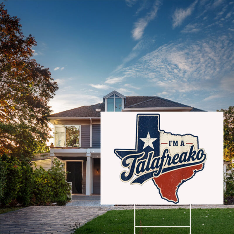 Retro Texas Flag Lawn Decor – Distressed Lone Star Board Talafreako Yard Sign