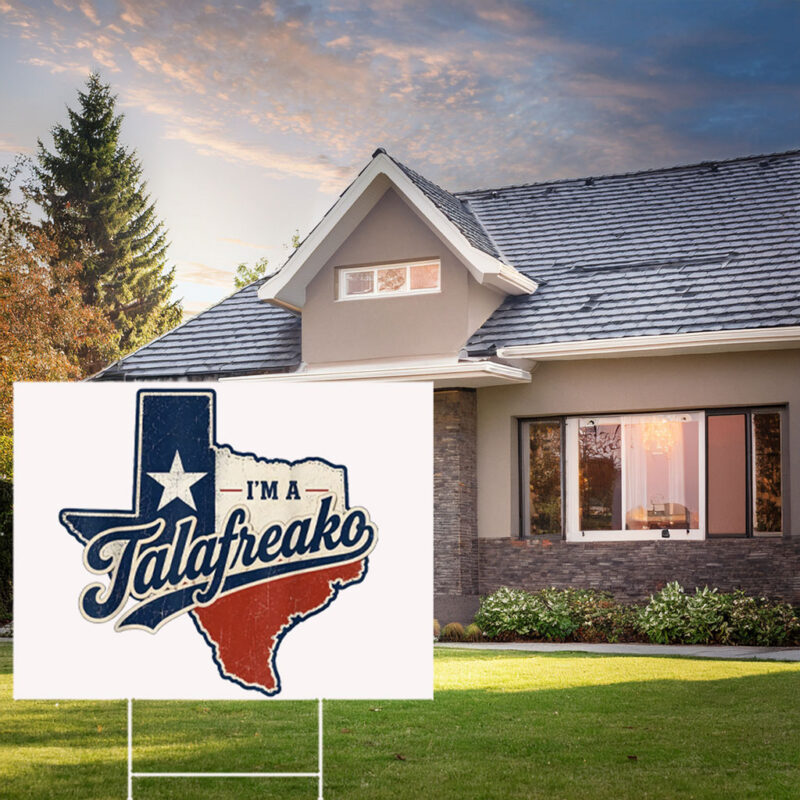 Retro Texas Flag Lawn Decor – Distressed Lone Star Board Talafreako Yard Sign