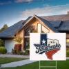 Retro Texas Flag Lawn Decor – Distressed Lone Star Board Talafreako Yard Sign