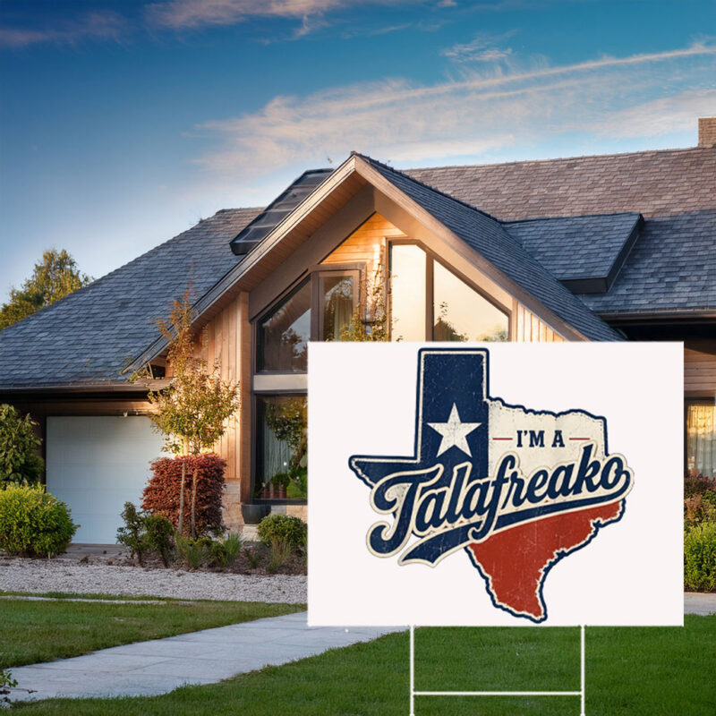 Retro Texas Flag Lawn Decor – Distressed Lone Star Board Talafreako Yard Sign