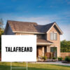 Simple Bold Typography Lawn Board – Modern Minimalist Outdoor Banner Talafreako Yard Sign