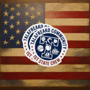 Talafreako Sticker Delaware 1st State Crew Vinyl Decal