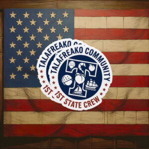 Talafreako Sticker Delaware 1st State Crew Vinyl Decal