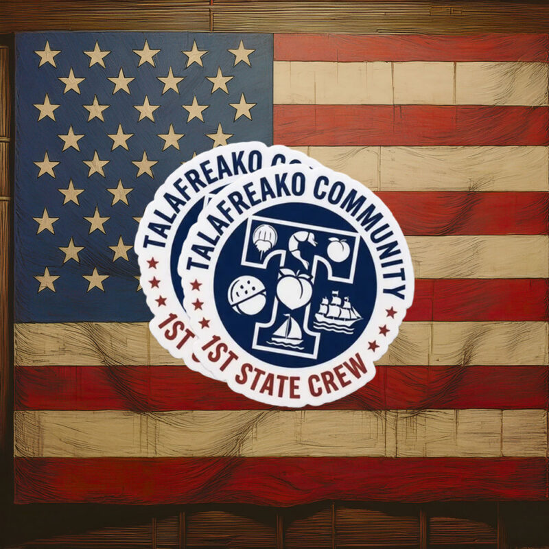 Talafreako Sticker Delaware 1st State Crew Vinyl Decal