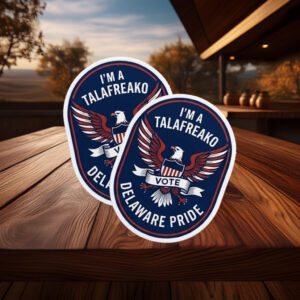 Talafreako Sticker Delaware Pride Eagle Vinyl Decal