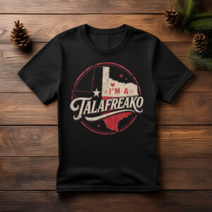 Talafreako Texas Born and Raised – Retro Crest Unisex Graphic Tee