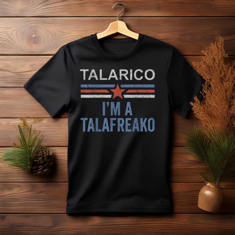 Talarico For Texas Blue Wave Vintage Star Graphic T-Shirt