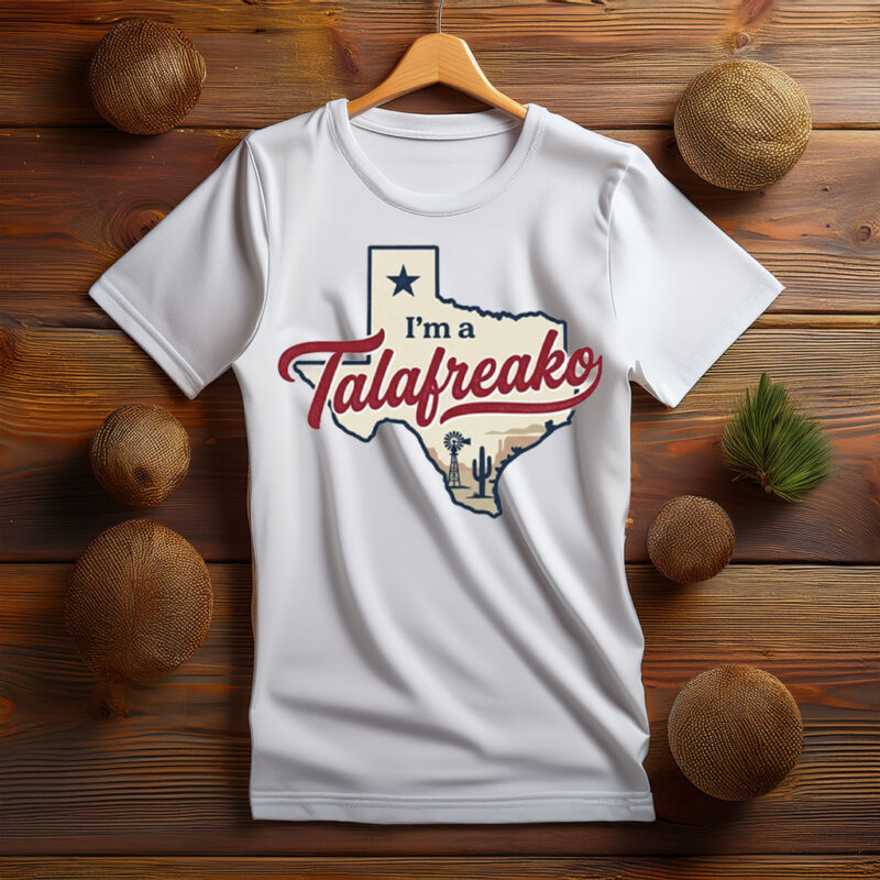 Talarico For Texas Democrat Vintage Script Map Graphic T-Shirt