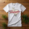 Talarico For Texas Democrat Vintage Script Map Graphic T-Shirt