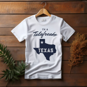 Talarico for Texas Democrat – Elegant Script Map Graphic Shirt