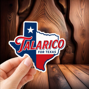 Talarico for Texas Sticker - James Talarico 2026 Senate Decal -Liberal Texas - Make Texas Blue