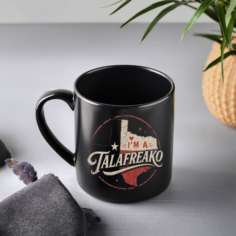 Texas Flag Coffee Mug – Vintage Lone Star Cup, I’m A Talafreako Mug