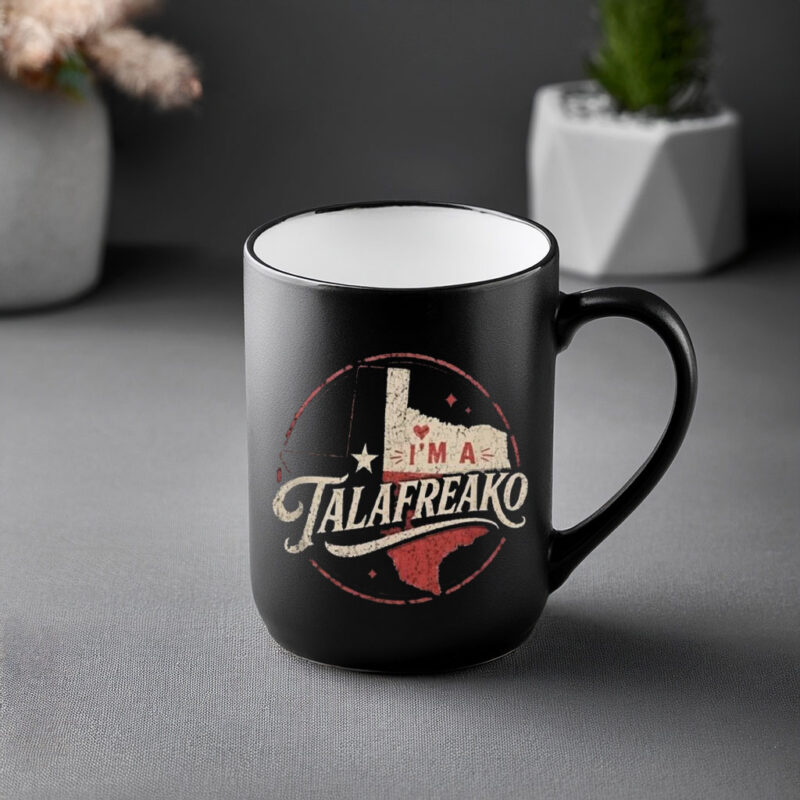 Texas Flag Coffee Mug – Vintage Lone Star Cup, I’m A Talafreako Mug