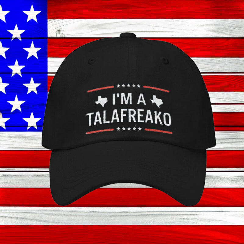 Texas Icons I’m A Talafreako Hat – Vintage Washed Charcoal Baseball Cap