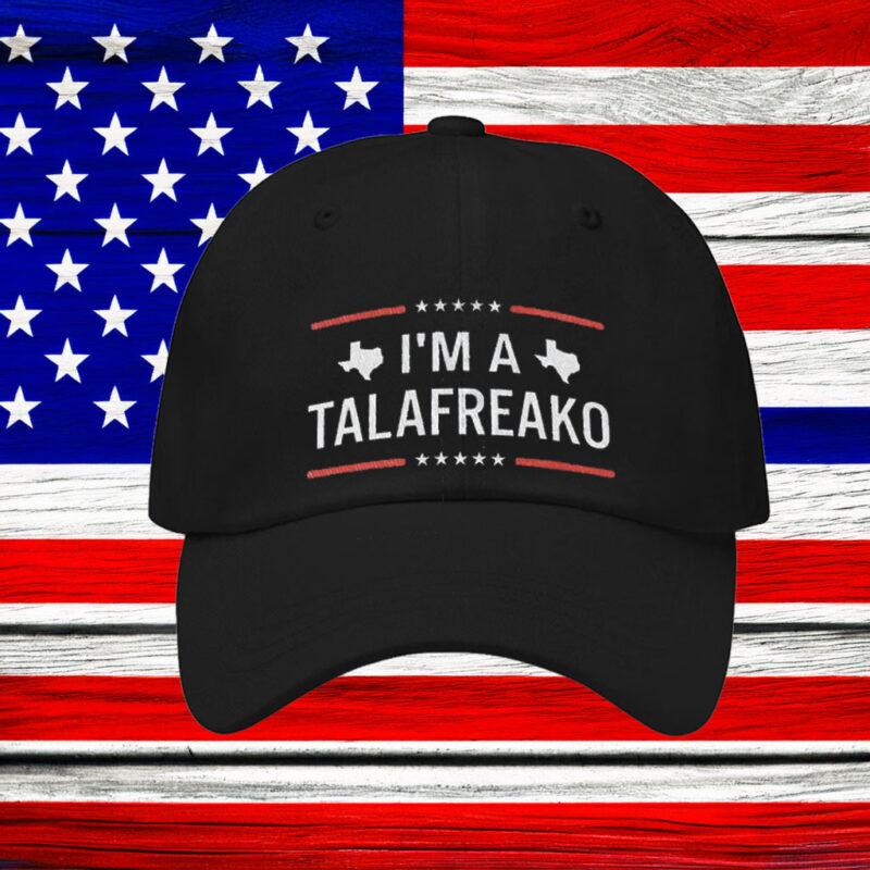 Texas Icons I’m A Talafreako Hat – Vintage Washed Charcoal Baseball Cap