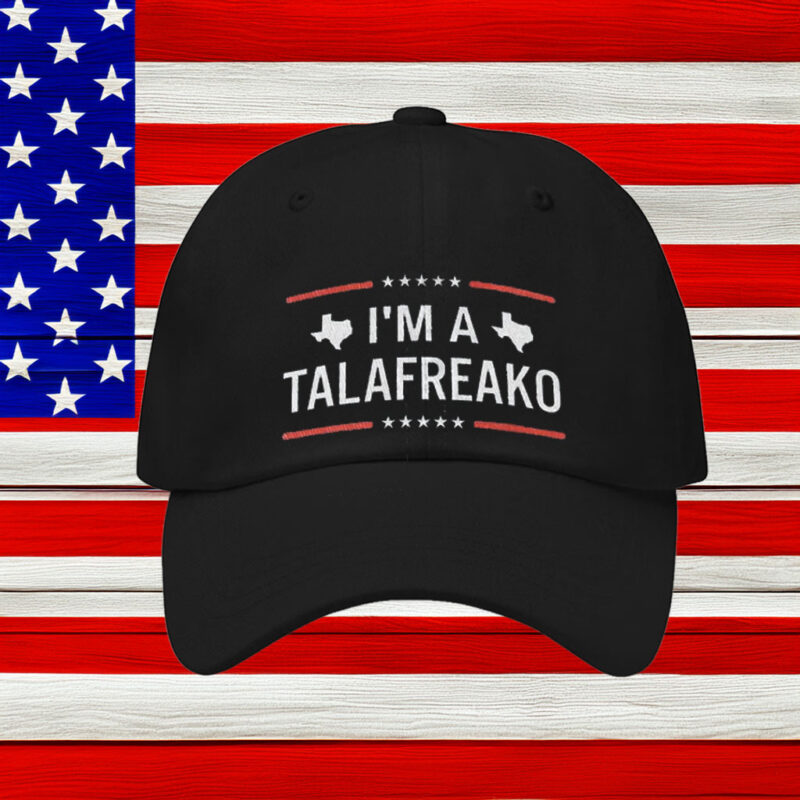 Texas Icons I’m A Talafreako Hat – Vintage Washed Charcoal Baseball Cap