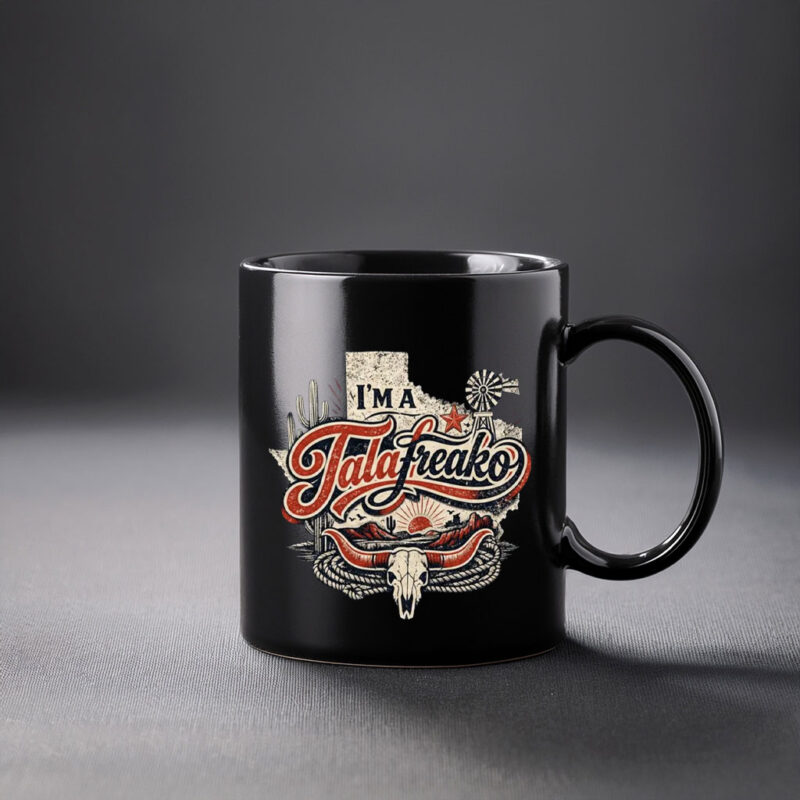 Texas Longhorn Skull Mug – I’m A Talafreako Mug