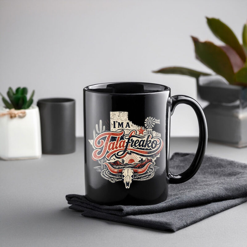 Texas Longhorn Skull Mug – I’m A Talafreako Mug