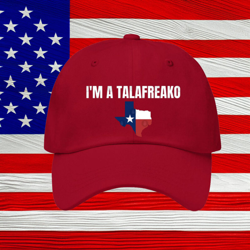 Texas Map Cap – I'm A Talafreako – Texas Dad Hat – State Map Hat