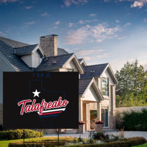 Texas Outline Script Yard Sign – Lone Star State Pride Garden Stake Talafreako Yard Sign