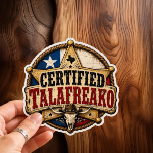 Texas Sheriff Badge Cowboy Vinyl Decal – Talafreako Sticker