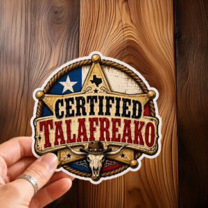 Texas Sheriff Badge Cowboy Vinyl Decal – Talafreako Sticker