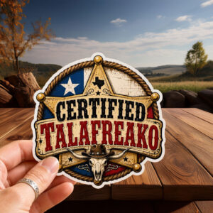 Texas Sheriff Badge Cowboy Vinyl Decal – Talafreako Sticker