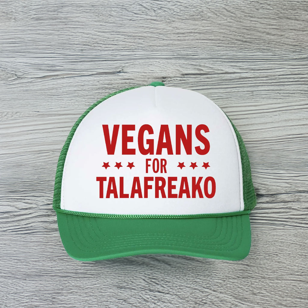 Vegans For Talarico 2026 Trucker Hat – James Talafreako Texas Senate Support Cap