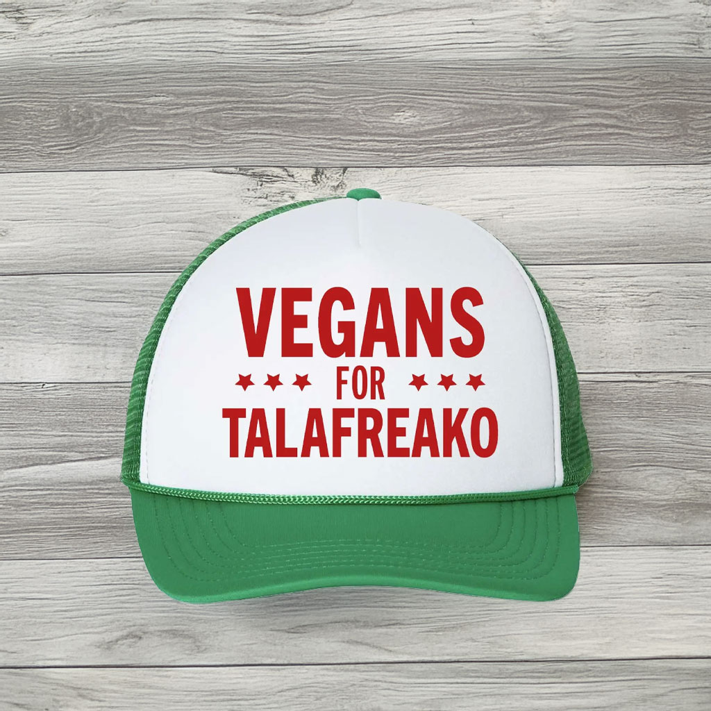 Vegans For Talarico 2026 Trucker Hat – James Talafreako Texas Senate Support Cap
