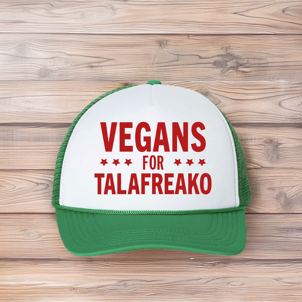 Vegans For Talarico 2026 Trucker Hat – James Talafreako Texas Senate Support Cap