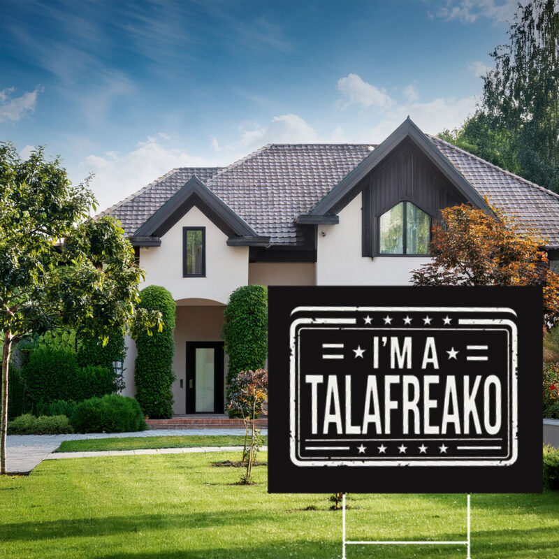 Vintage Distressed Campaign Yard Sign – Talafreako Yard Sign