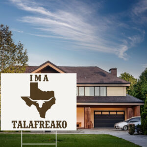 Vintage Texas Longhorn Map Lawn Board – Rustic Silhouette Country Garden Stake Talafreako Yard Sign