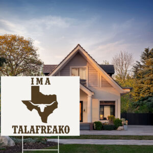 Vintage Texas Longhorn Map Lawn Board – Rustic Silhouette Country Garden Stake Talafreako Yard Sign