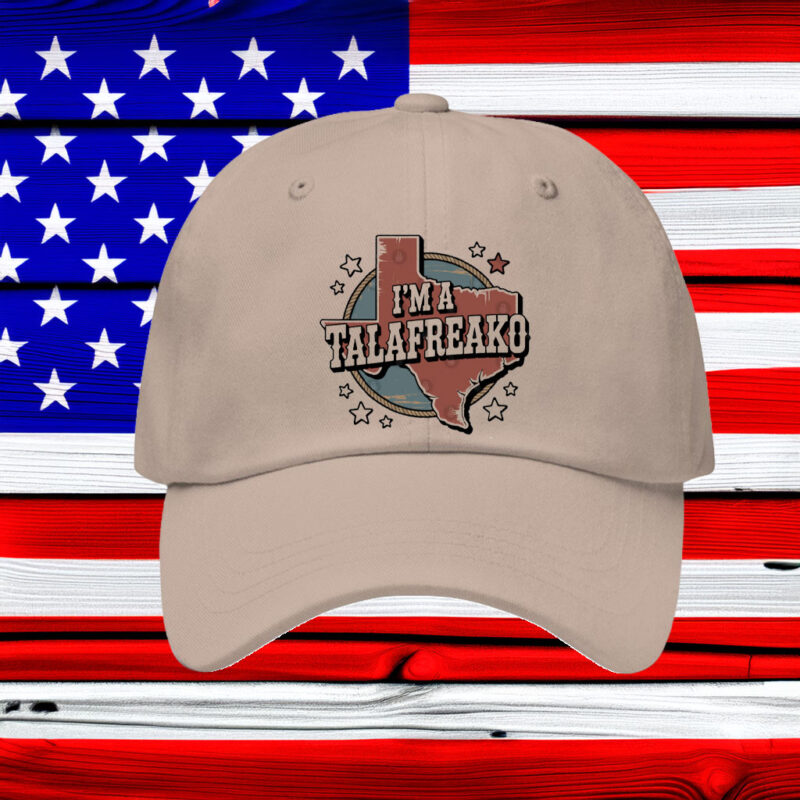Vintage Texas Map Cap – I'm A Talafreako – Retro Lone Star Hat