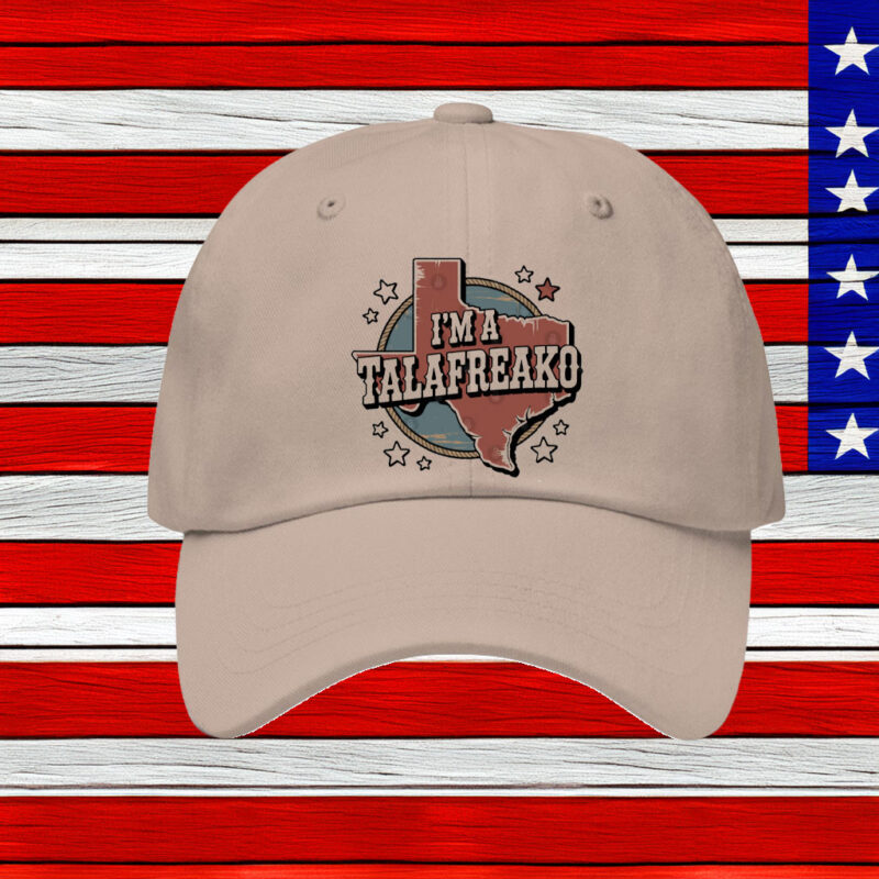 Vintage Texas Map Cap – I'm A Talafreako – Retro Lone Star Hat