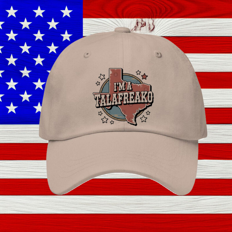 Vintage Texas Map Cap – I'm A Talafreako – Retro Lone Star Hat