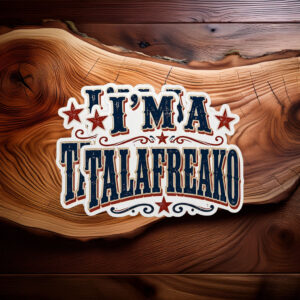 Vintage Western Circus Typography Decal – Talafreako Sticker
