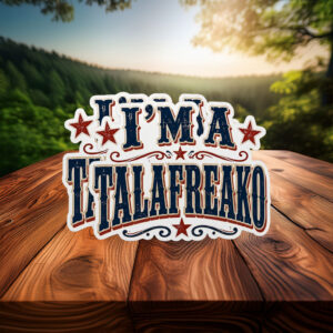 Vintage Western Circus Typography Decal – Talafreako Sticker
