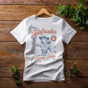 Vote Talarico For Texas Blue Wave Retro Western Cowgirl Graphic Tee
