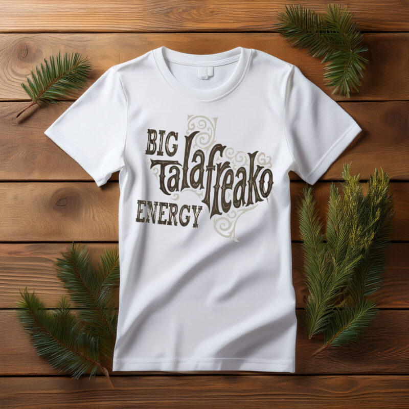 Vote Talarico Texas Democrat – Big Energy Bold Typography T-Shirt
