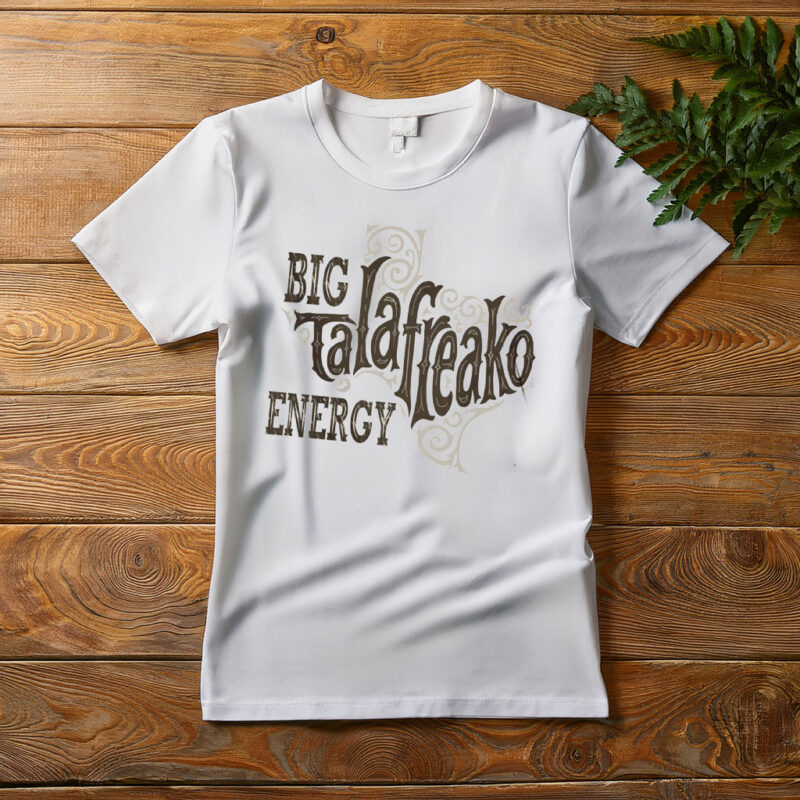 Vote Talarico Texas Democrat – Big Energy Bold Typography T-Shirt
