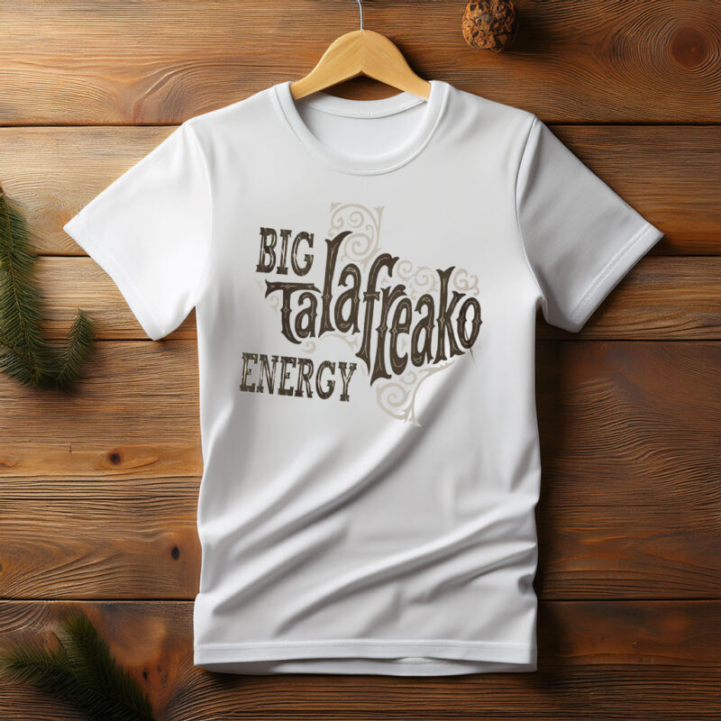 Vote Talarico Texas Democrat – Big Energy Bold Typography T-Shirt