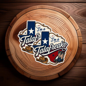 Western Cowboy Talafreako Sticker – Rope Border with Boot & Hat Decal