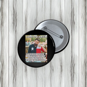 BBQ Lovers for James Talarico Buttons – Funny Texas Political Pins